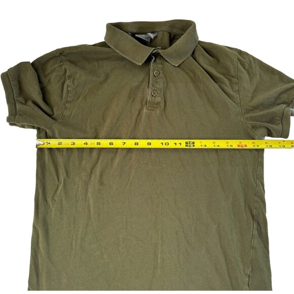 Asos Polo Shirt Men's Medium Short Sleeve Green - Picture 4 of 13